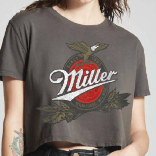 Recycled Karma - Miller Lite Crop Tee