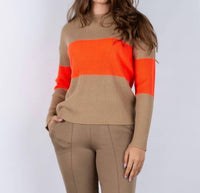 Vilagallo - Pullover Color Block Sweater