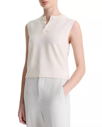 Vince - Henley Sleeveless Sweater