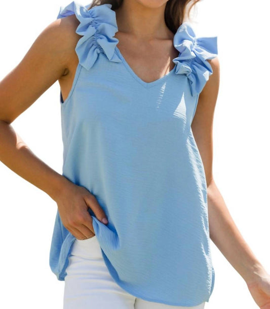 Geegee - Ruffles Polyester Tank