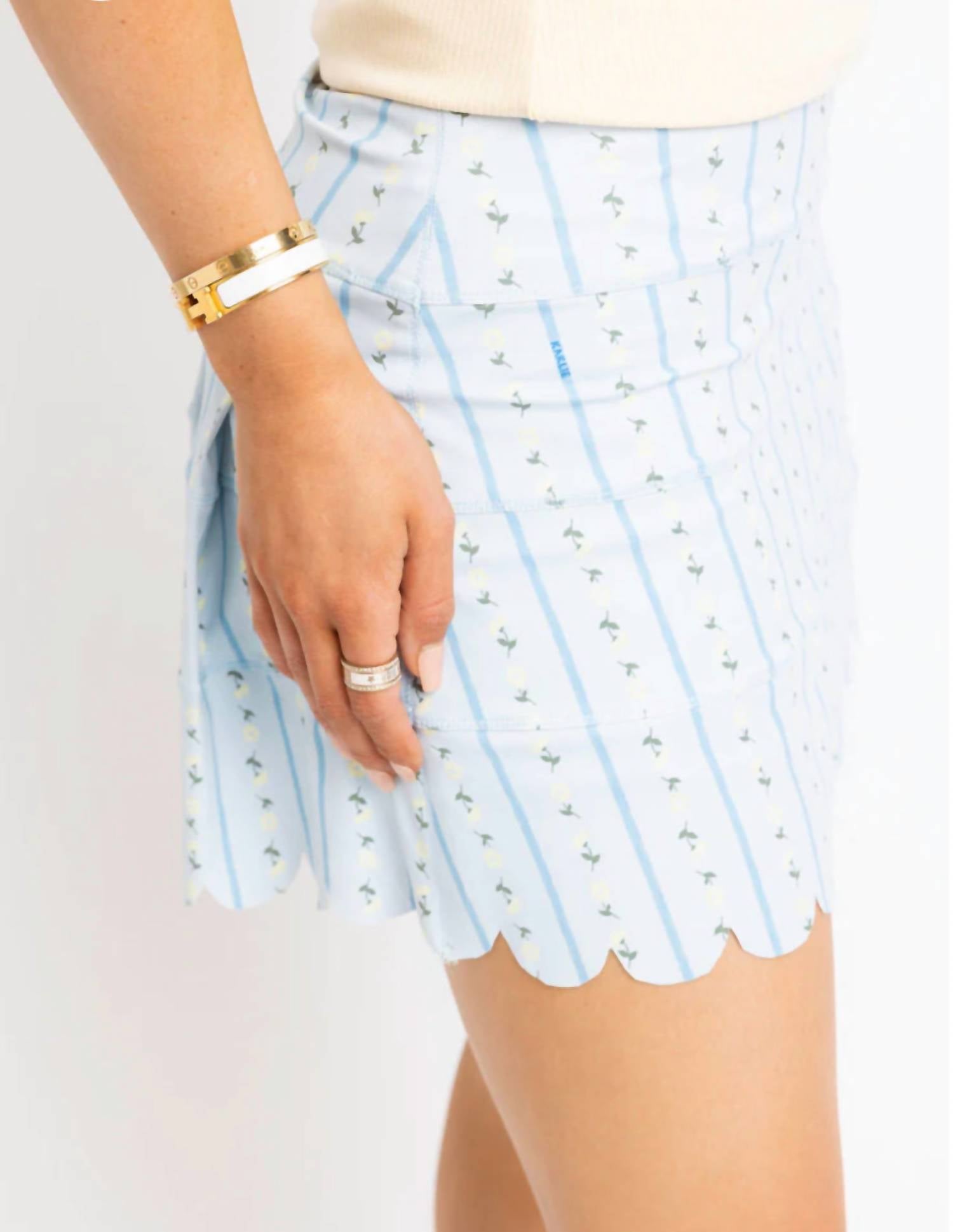 Karlie - Savy Scallop Tennis Skort