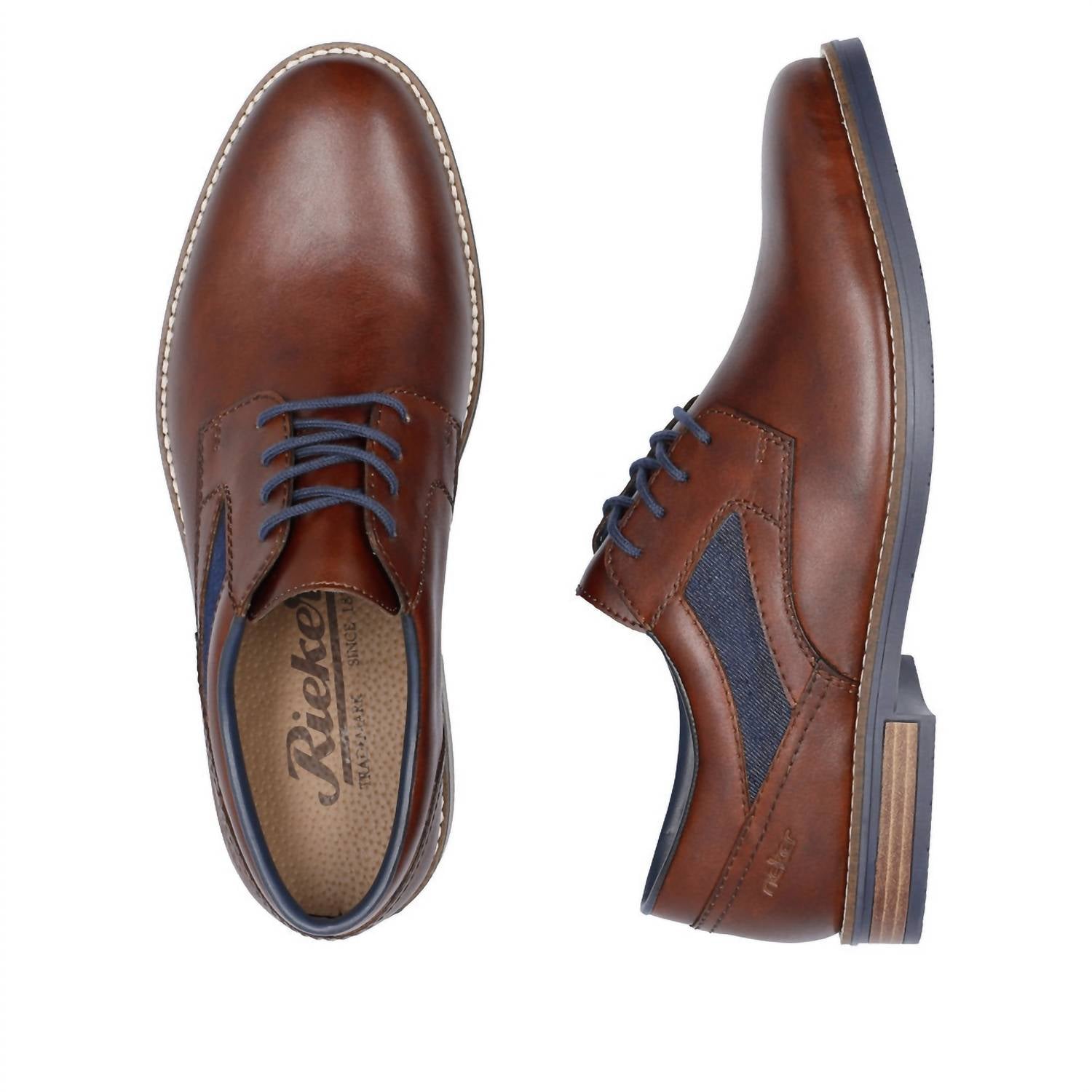 Rieker - Men's Dimitri Lace Up Leather Shoes