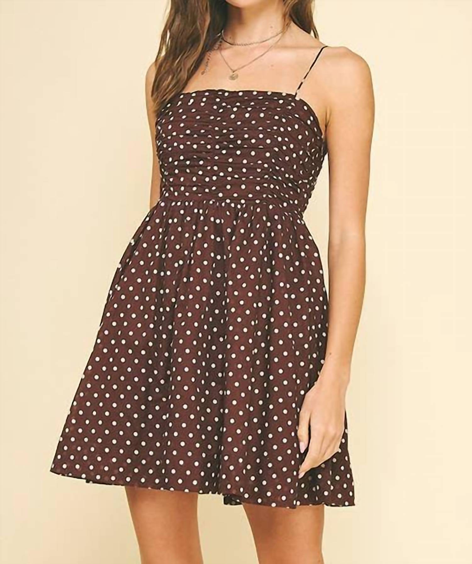 Pinch - Connect The Dots Spaghetti Straps Dress