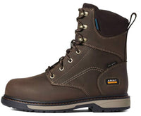 ARIAT Women's Comp-toe Riveter H2o Insulated Glacier Grip Boot in dark brown - women's shoe