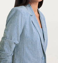 Cinq A Sept - Chambray Heatset Kylie Jacket