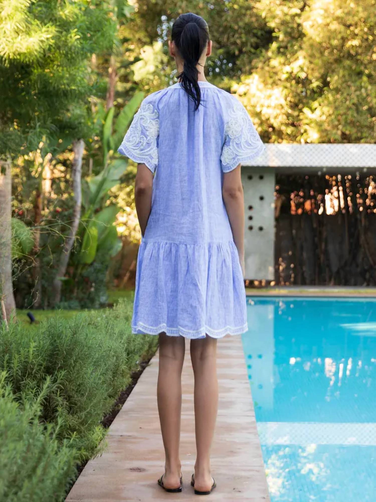 Rose And Rose - Amaranta Short Dress