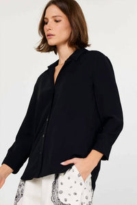 Current Air - Silky Button Down Blouse