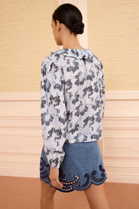 Ulla Johnson - Siena Long Sleeve Ruffle Top