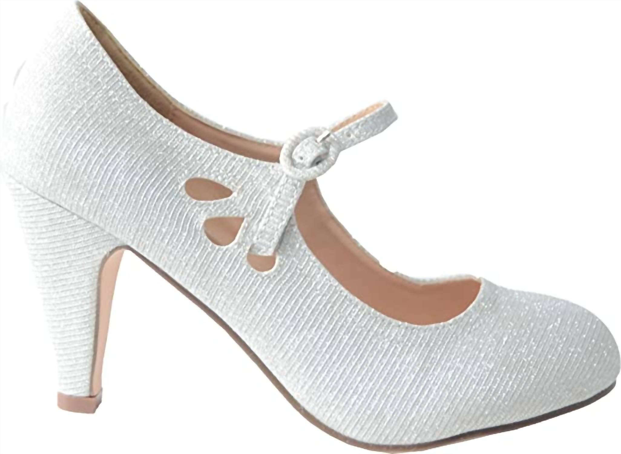 Chase + Chloe - Women's Kimmy Rounded Toe Slip On Sandals