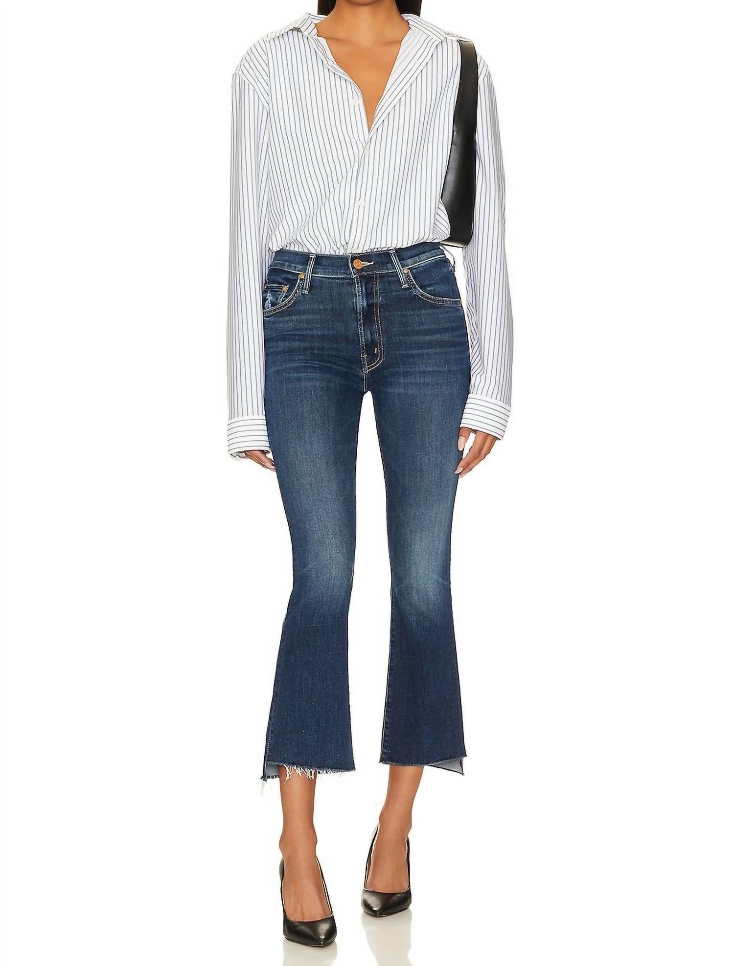 Mother - Insider Crop Step Fray Jeans