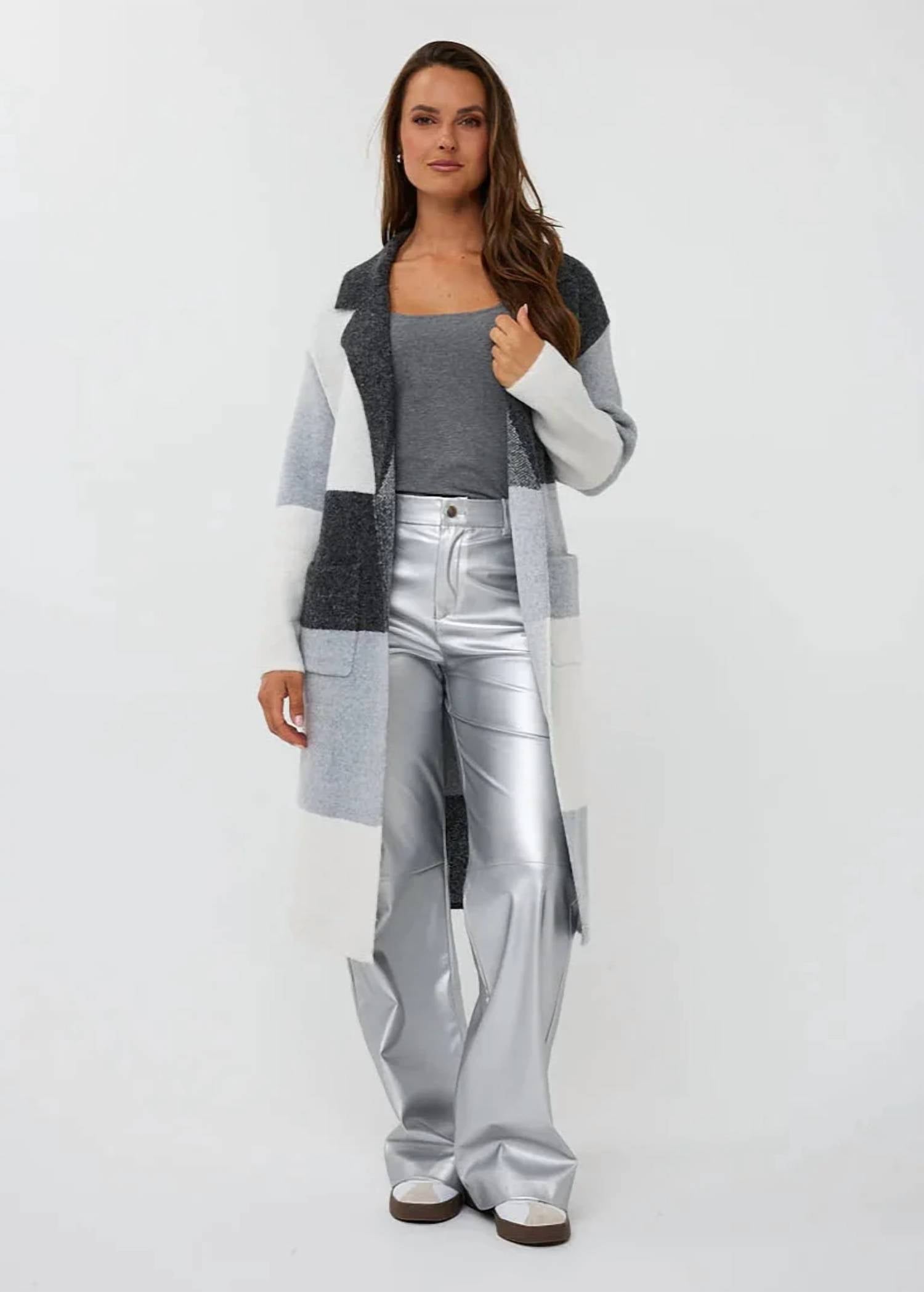 Esqualo - Colorblock Cardigan