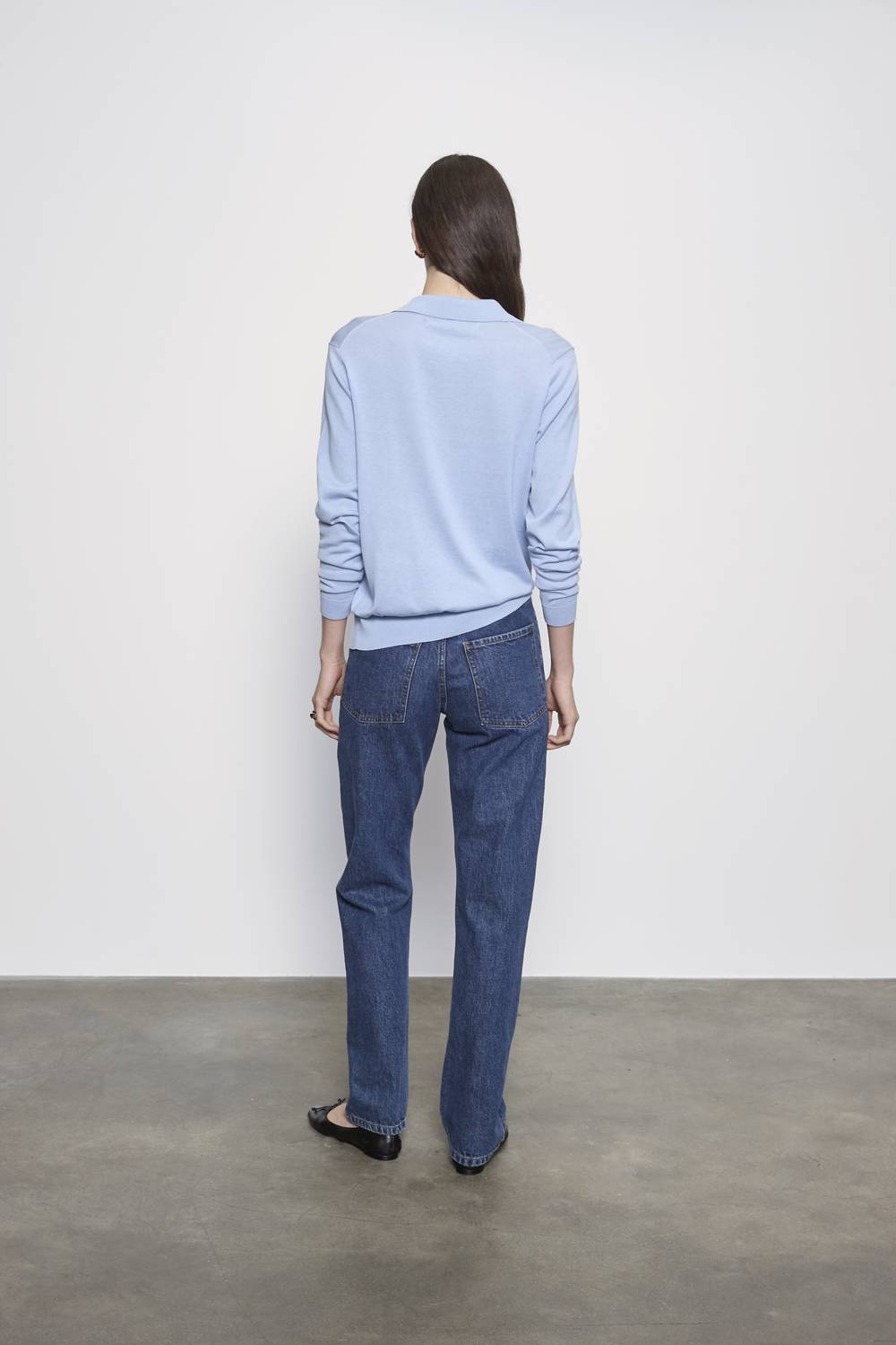 Enza Costa - SILK KNIT POLO