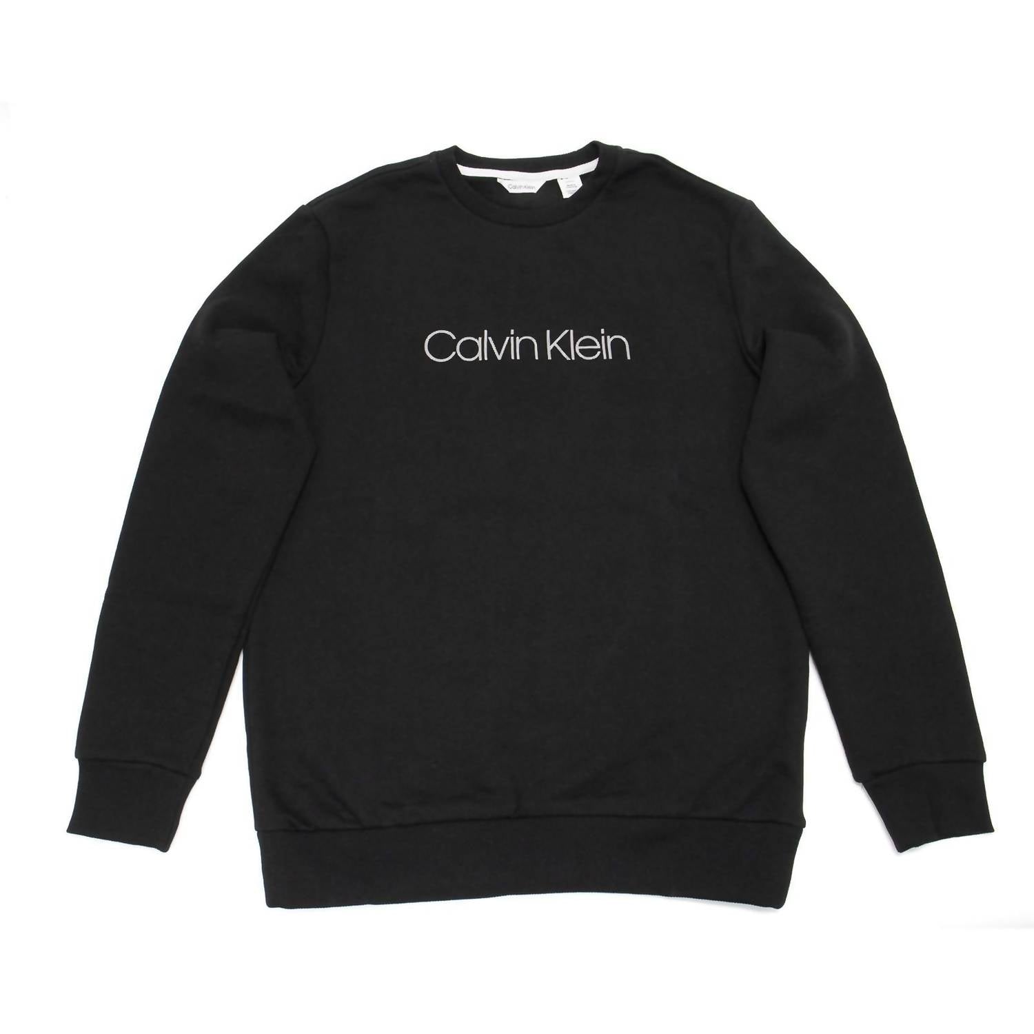 Calvin Klein - Men's Long Sleeve Herringbone Crewneck Sweatshirt