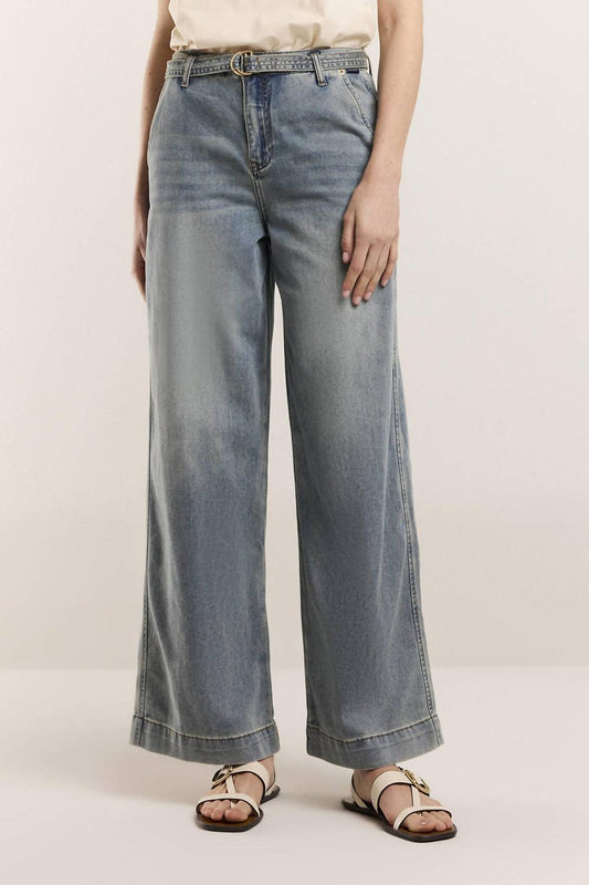 Summum - Wide Leg Denim Palazzo Jean