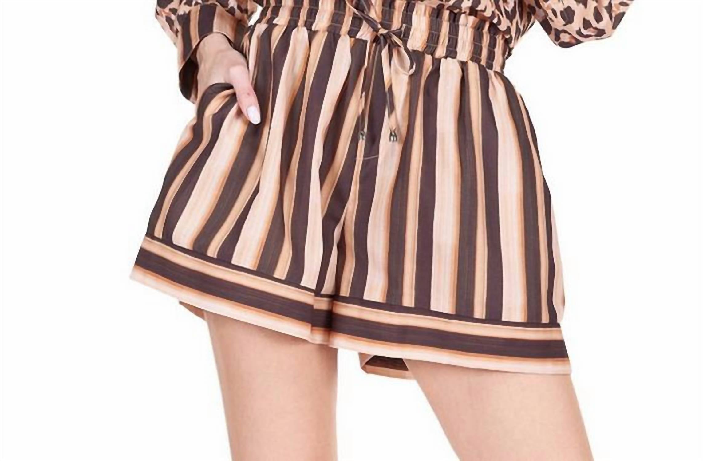 Joy Joy - High Waist Pull On Shorts