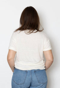Ma'Ry'Ya - Linen V-neck Tee