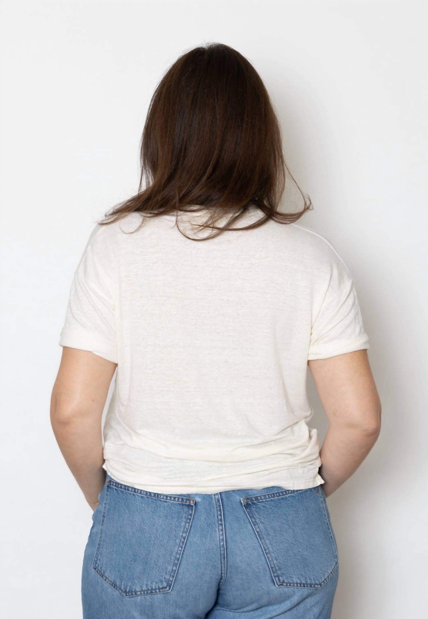 Ma'Ry'Ya - Linen V-neck Tee