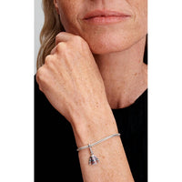 Pandora Festive Sweater Dangle Charm in silver - women's jewelry - detail view