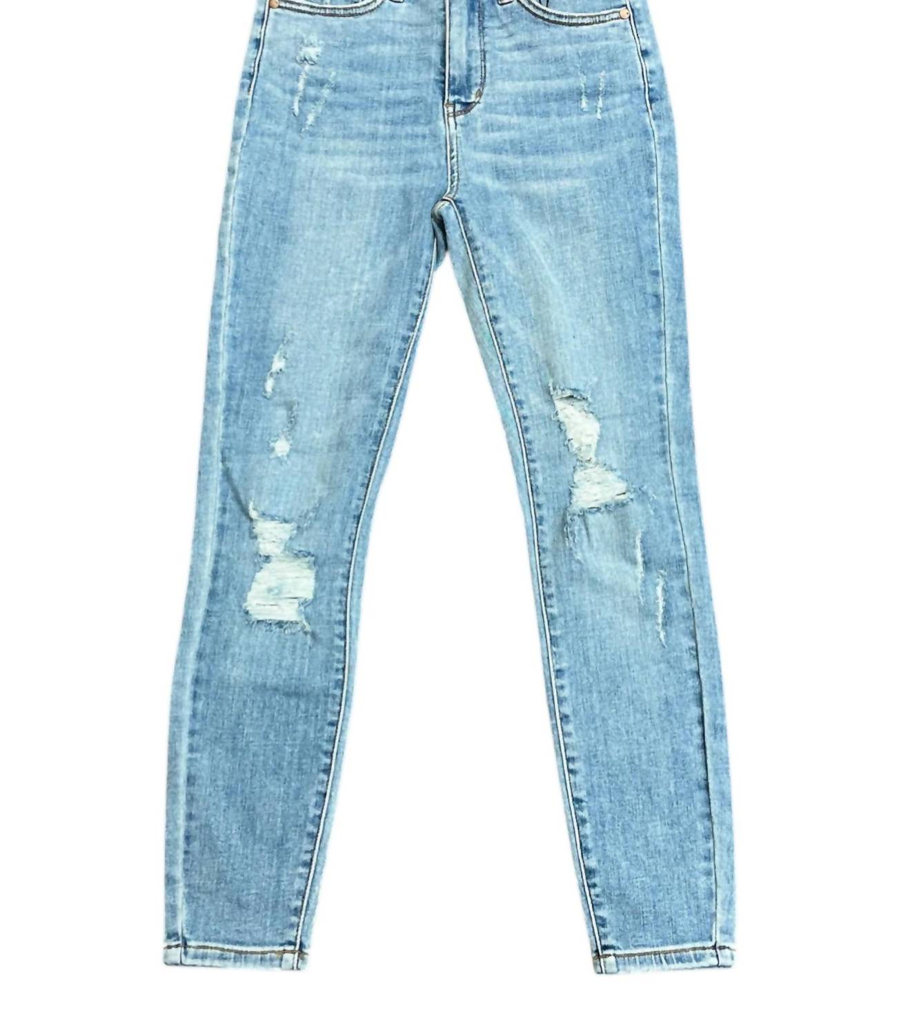 Judy Blue Women's Logan Control Top Jeans in blue - women's jeans