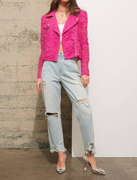Blue B - Night Lace Moto Jacket