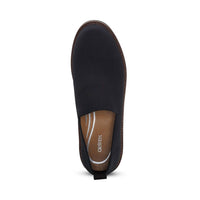 Aetrex Women's Chloe Slip On Loafers in black 1 - women's flats - view 4