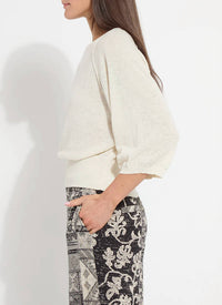 Lysse - Anabela Wide Sleeve Knit Linen Sweater