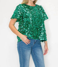 Joh - Jeovanny Sequin Top