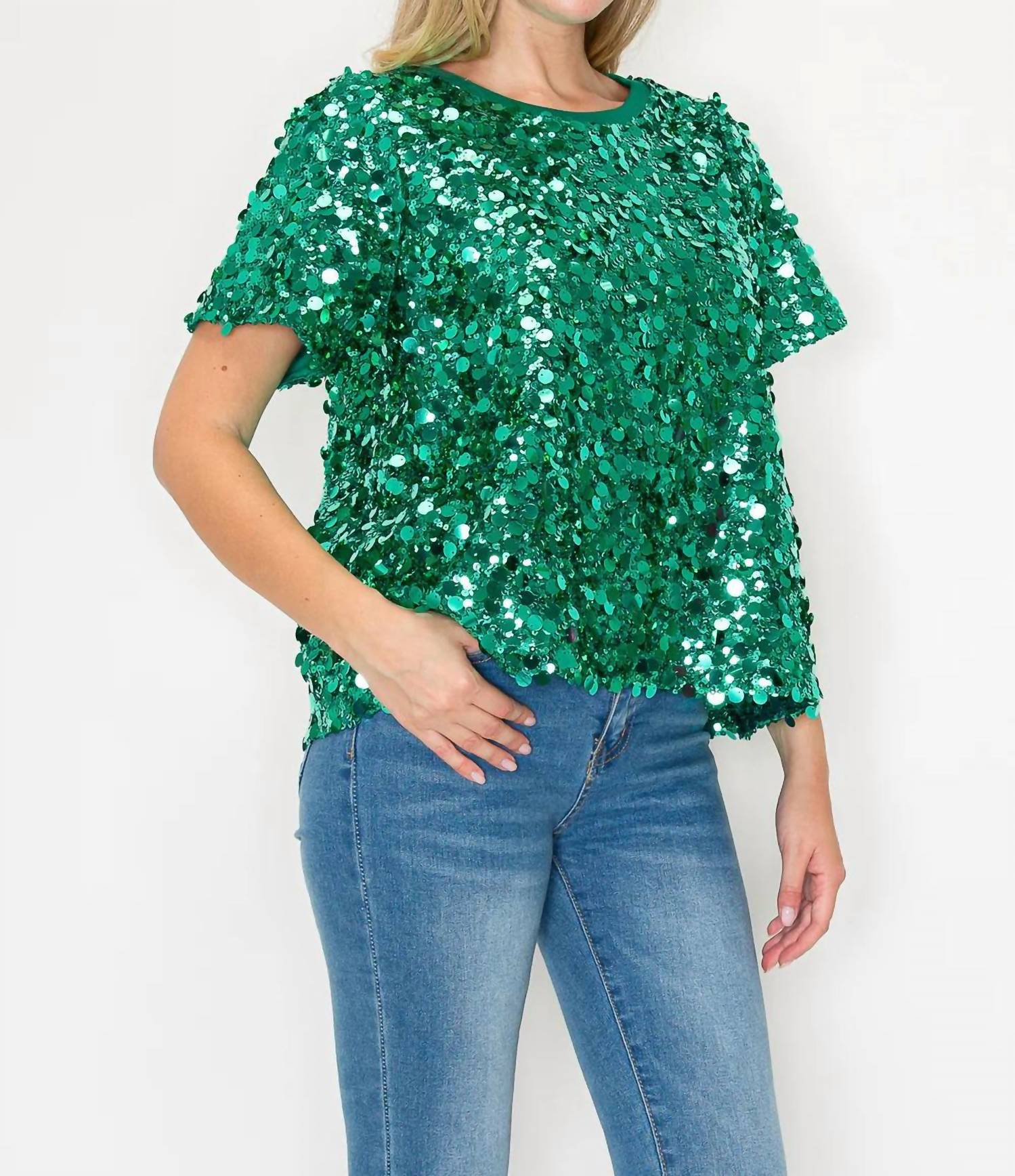 Joh - Jeovanny Sequin Top