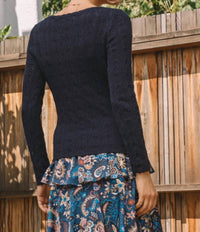 Skies Are Blue - Skyler Crochet Cardigan