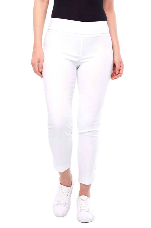 SOLID SLIM ANKLE PANT