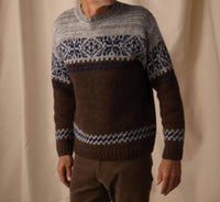 The Normal Brand - Men's Fair Isle Crew Sweater