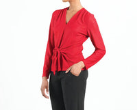 Clara Sunwoo - V-neck Front Tie Top