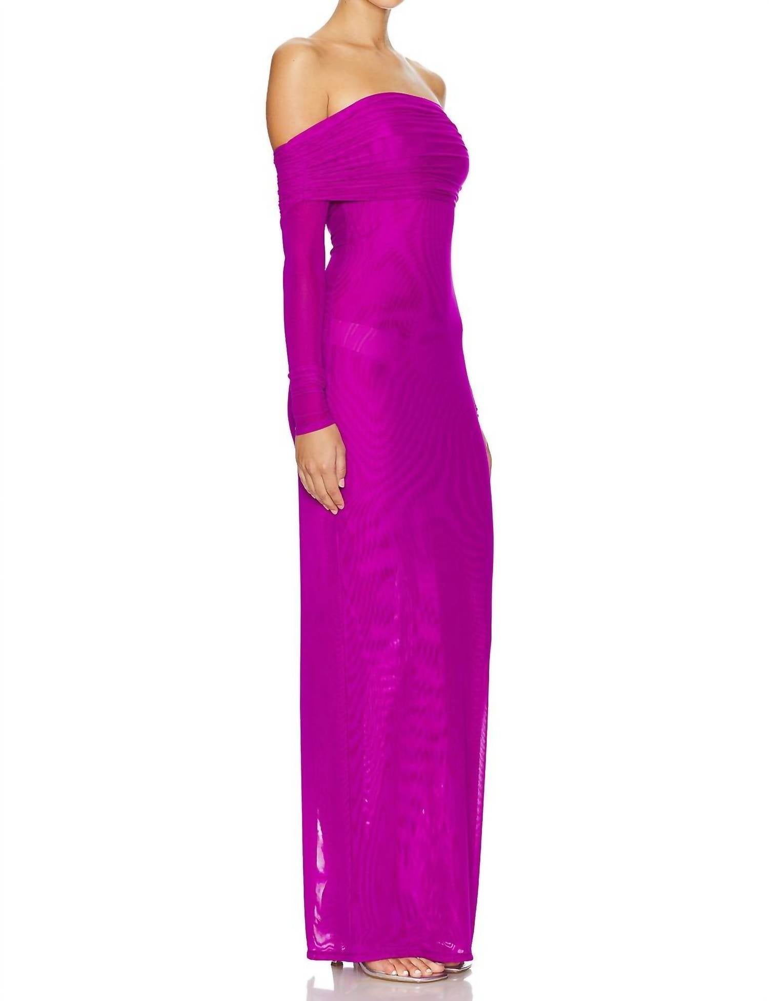Bronx And Banco - Monica Off The Shoulder Gown