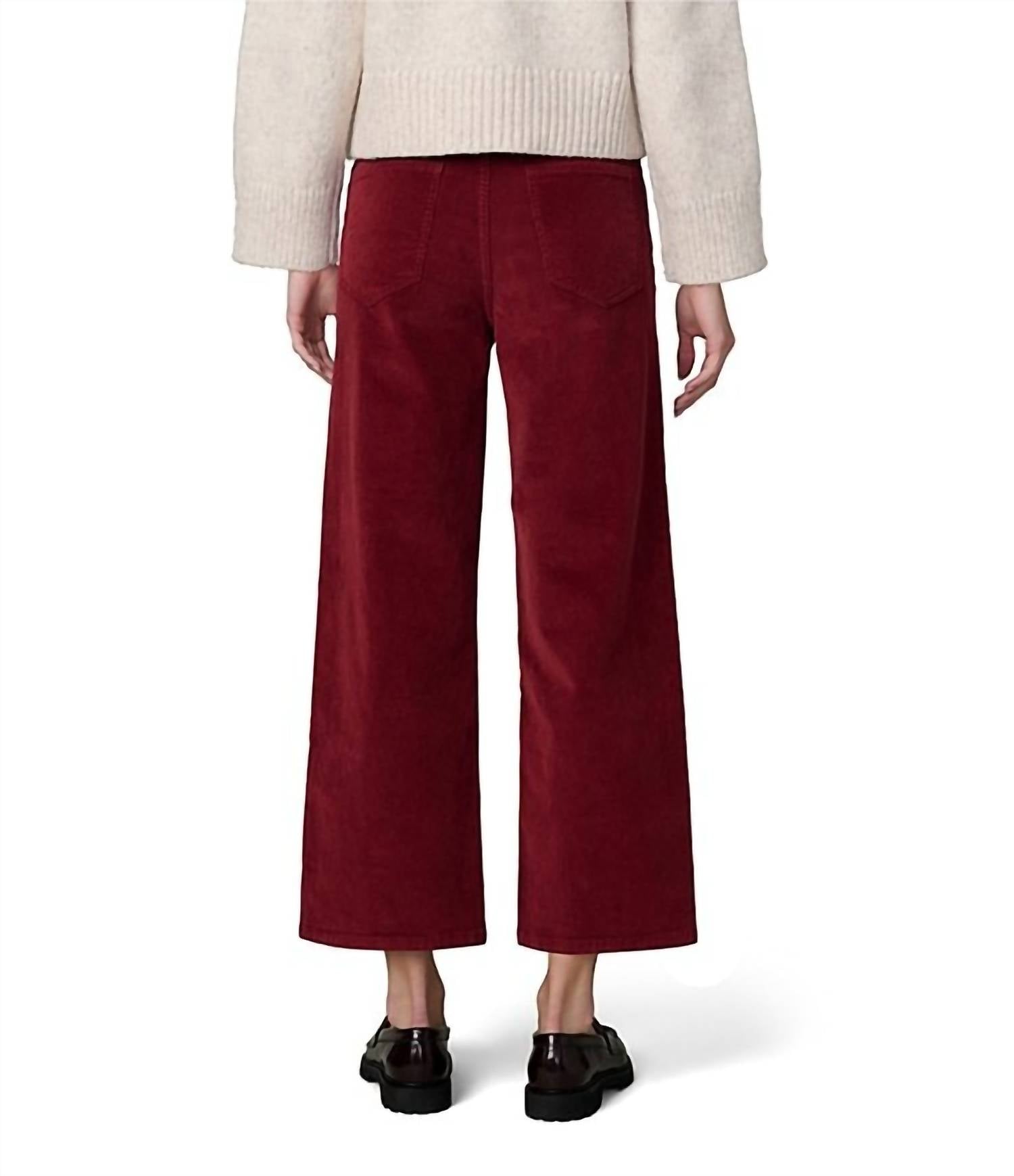 Joe'S Jeans - Blake High Rise Wide Leg Crop Jeans