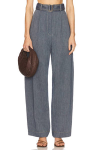 Matthew Bruch - Pleated Barrel Trouser