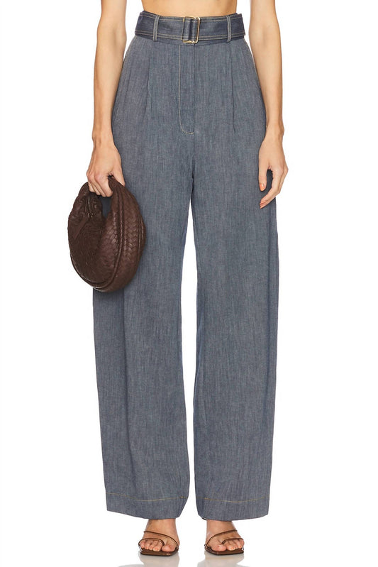 Matthew Bruch - Pleated Barrel Trouser