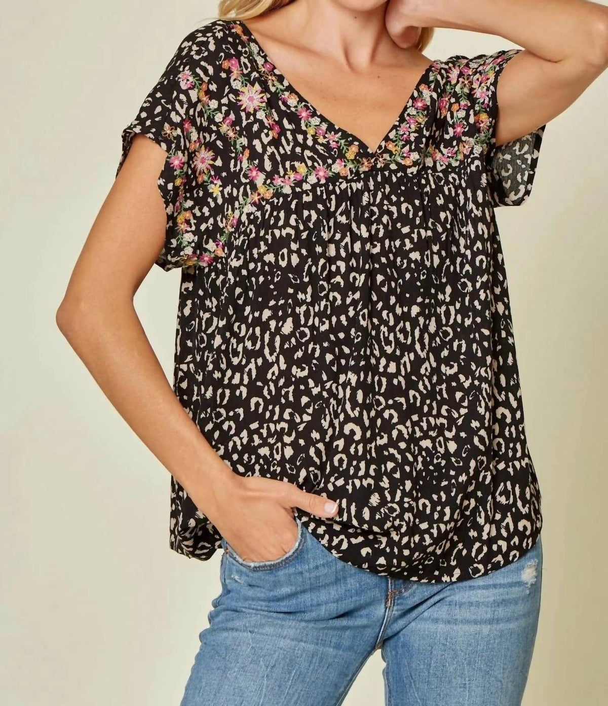 Andree By Unit - Dolman Sleeve Babydoll Top
