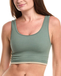 SPIRITUAL GANGSTER Love Longline Bra in agave - women's intimate