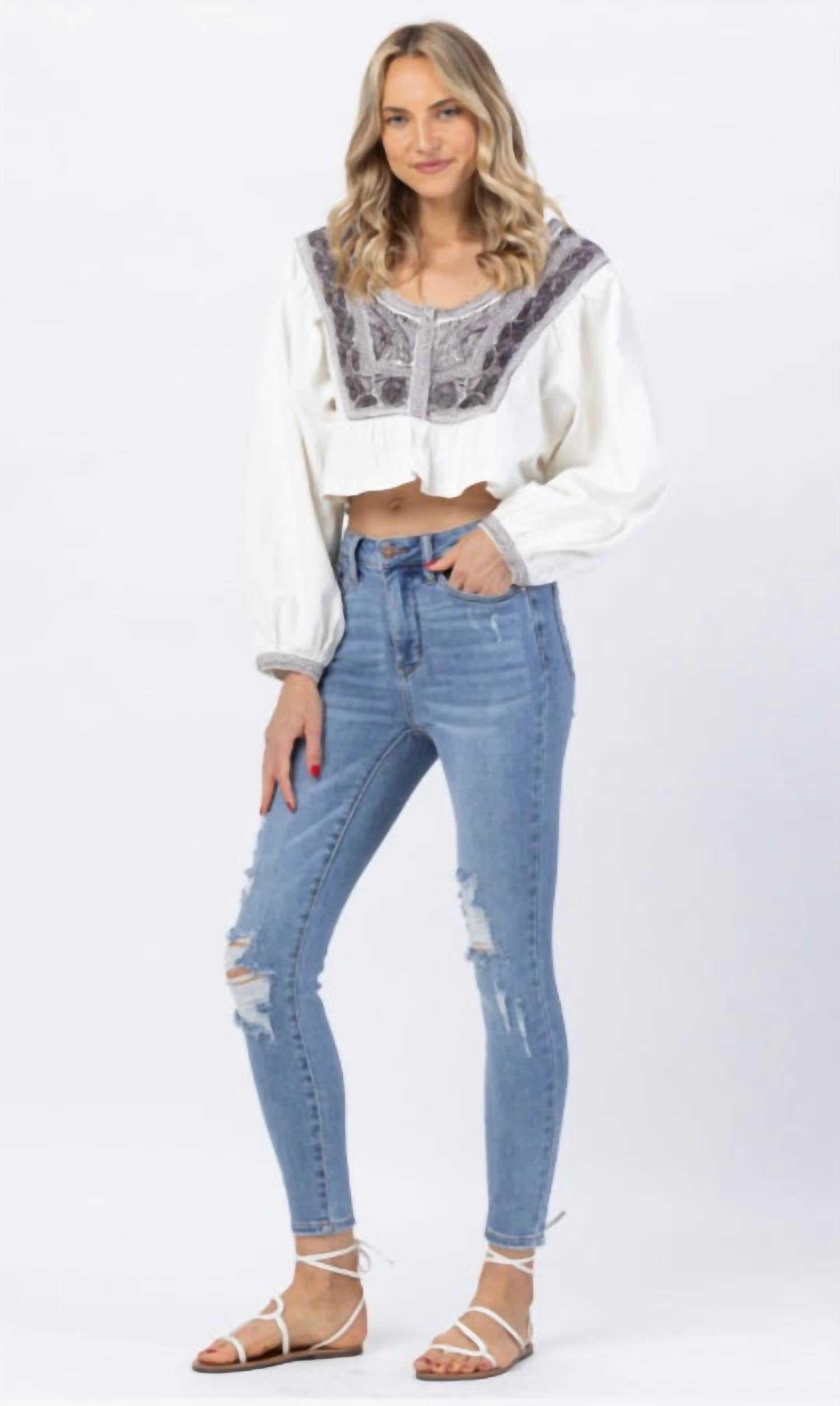 Judy Blue - Women's High Waisted Skinny Jeans