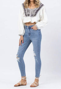 Judy Blue - Women's High Waisted Skinny Jeans