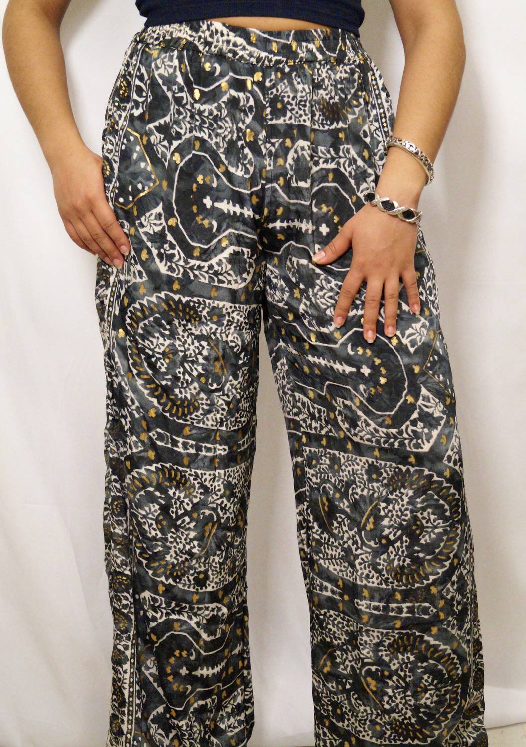Paani - Wide-leg Accent Pant