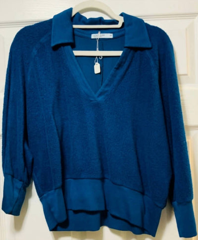 Stateside - WOMEN'S JOHNNY SHERPA COLLAR SWEATSHIR