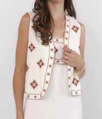 Sadie & Sage - Warm Horizon Embroidered Vest