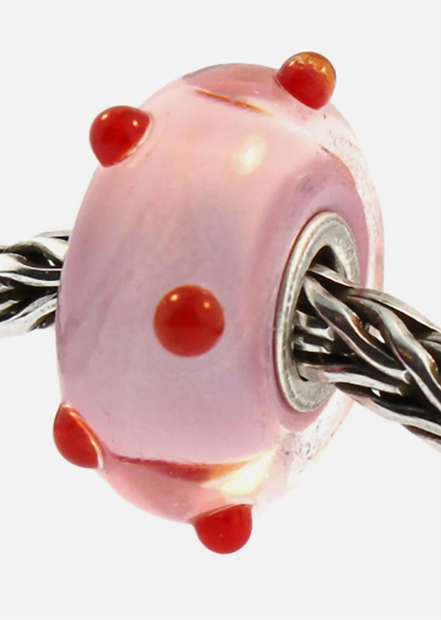Trollbeads - Women's Polka Dot Glass Bead Charm