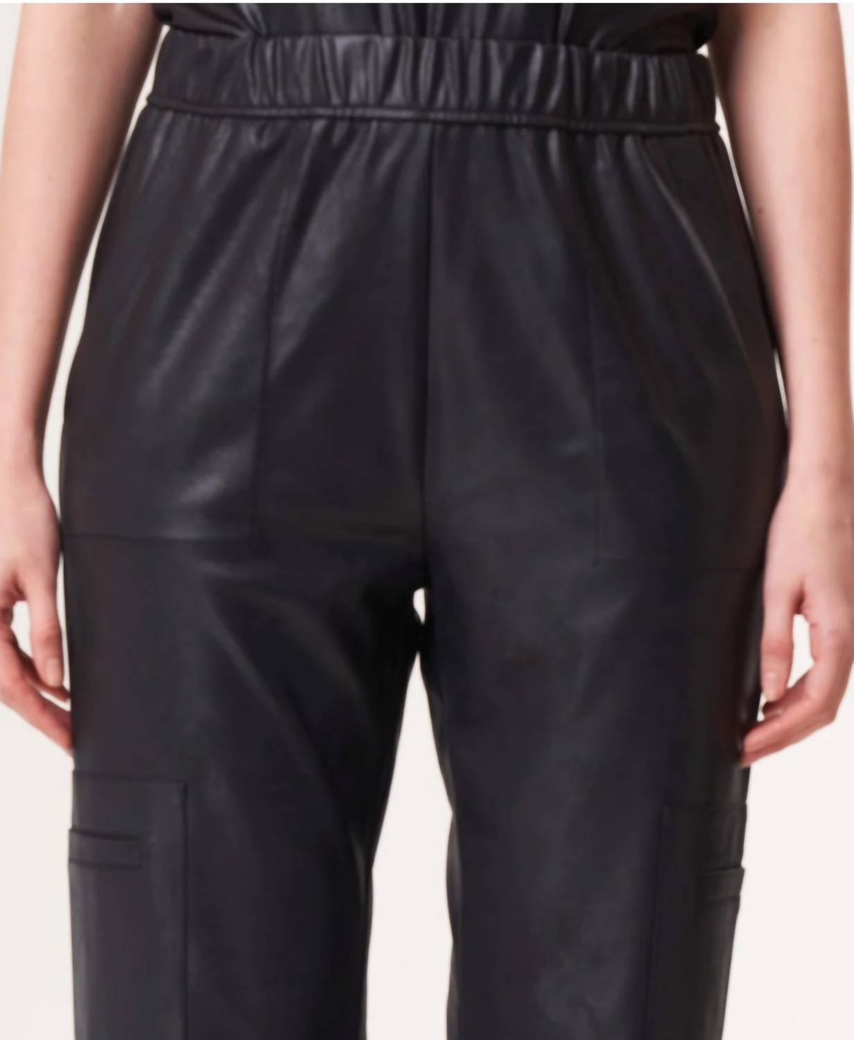 Angel Apparel - Wide Leg Vegan Leather Pants