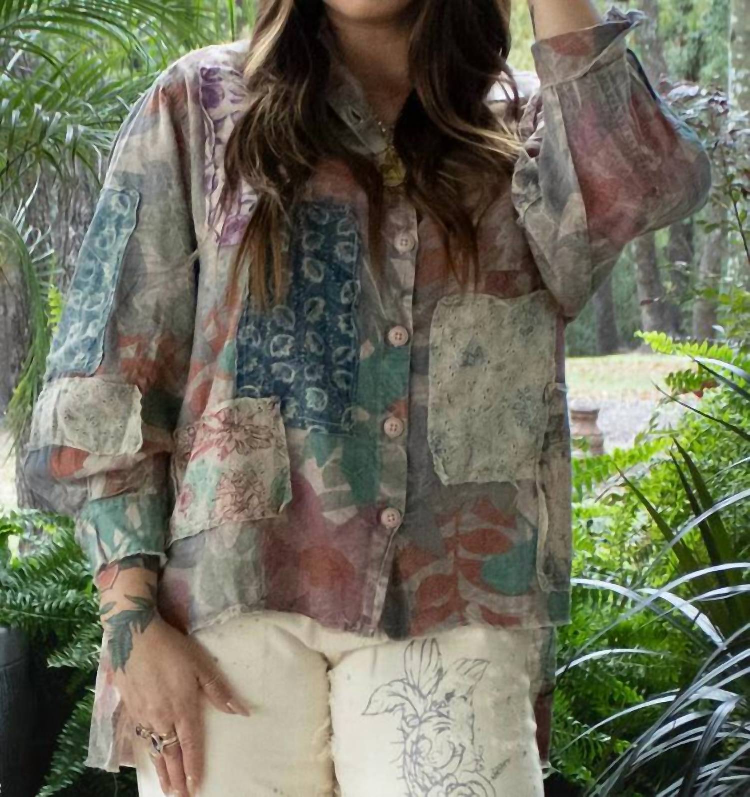 Jaded Gypsy - Faded Gardens Top
