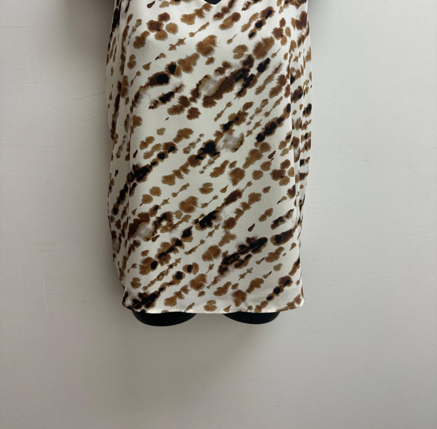 Veronica M Women's Annibel Racer Cami Printed Top in animal print - women's tank top