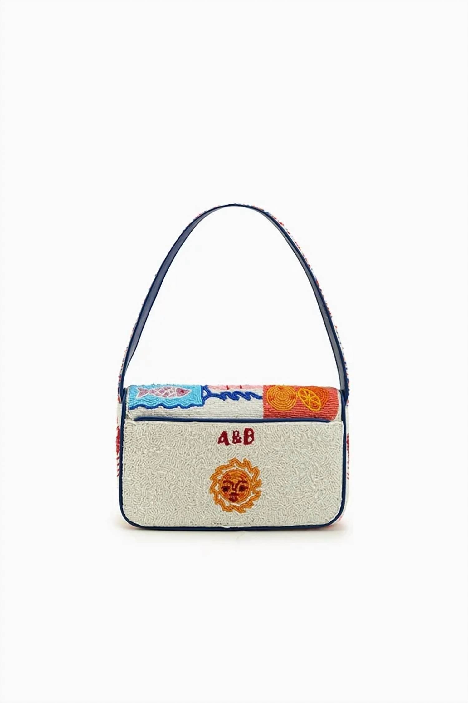 America & Beyond - Women's Beaded Shoulder Bag