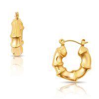Ellie Vail - Women's Waverly Bamboo Hoop Earrings