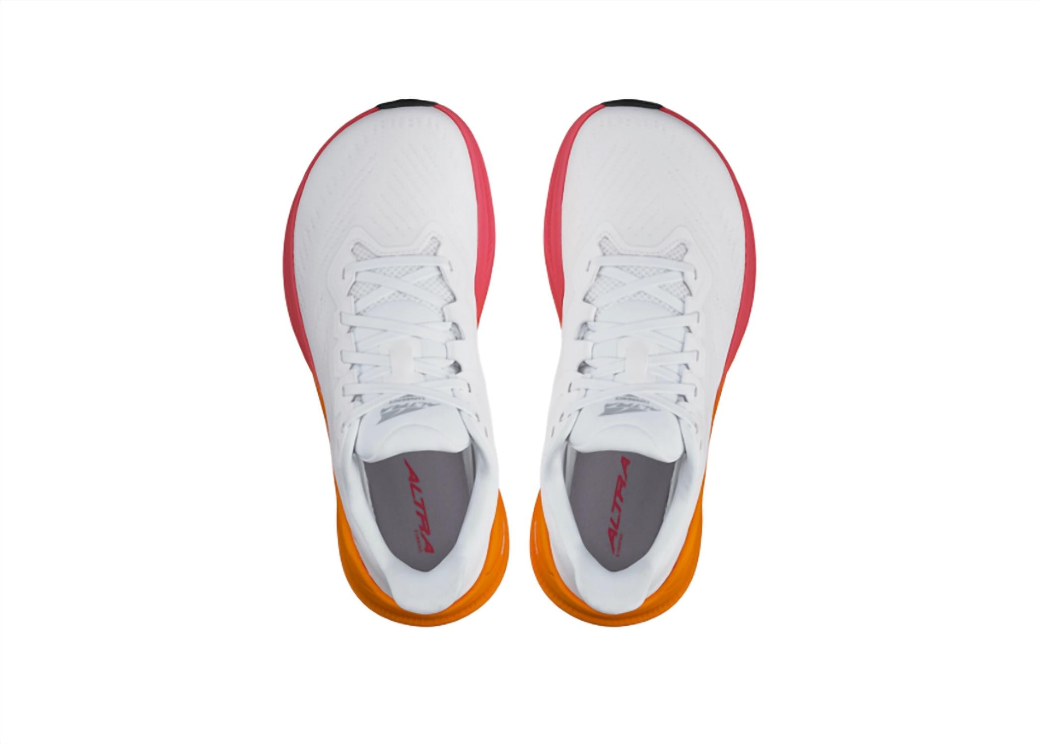 ALTRA Women's Experience Flow 2 Shoe in white orange - women's shoe - alternate view